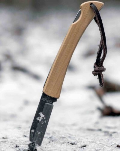 Bamboo pocket knife
